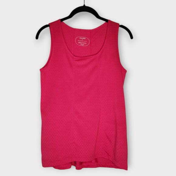 Oiselle Womens Textured Sleeveless Running Tank 4 Small Magenta Vibrant Sporty - Picture 1 of 5